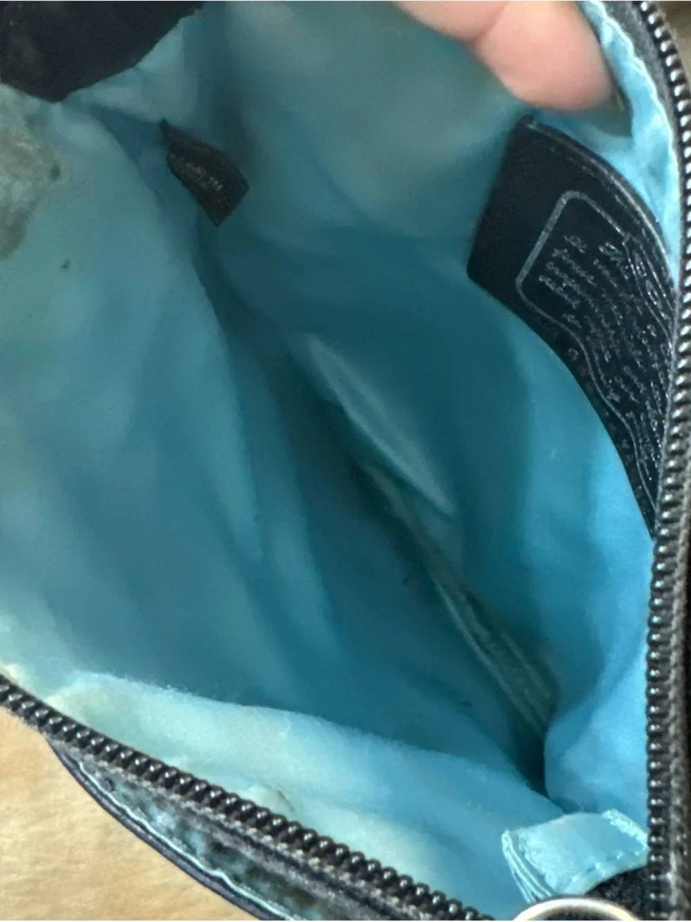 Coach Black Signature Crossbody Messenger Bag